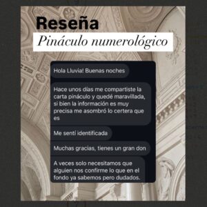 Carta Pináculo Numerológico PDF - Imagen 2